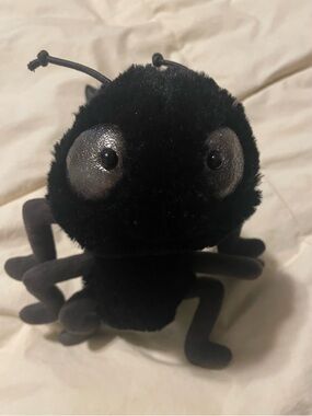 Jellycat Black Fuzzy Spider Plush